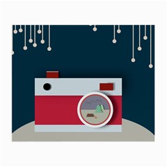 Camera Vector Illustration Small Glasses Cloth by Amaryn4rt