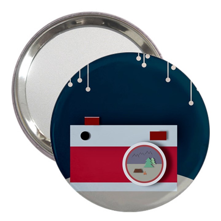 Camera Vector Illustration 3  Handbag Mirrors