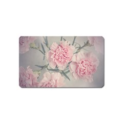 Cloves Flowers Pink Carnation Pink Magnet (Name Card)