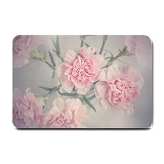 Cloves Flowers Pink Carnation Pink Small Doormat  by Amaryn4rt