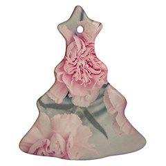 Cloves Flowers Pink Carnation Pink Christmas Tree Ornament (2 Sides)