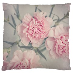 Cloves Flowers Pink Carnation Pink Standard Flano Cushion Case (Two Sides)