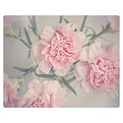 Cloves Flowers Pink Carnation Pink Double Sided Flano Blanket (Medium) 