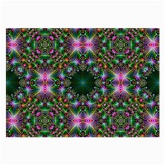 Digital Kaleidoscope Large Glasses Cloth (2-side) by Amaryn4rt