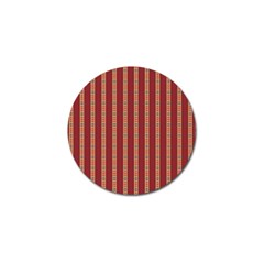 Pattern Background Red Stripes Golf Ball Marker (4 Pack)