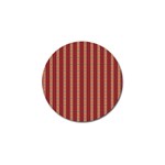 Pattern Background Red Stripes Golf Ball Marker (4 pack) Front