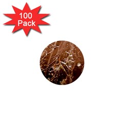 Ice Iced Structure Frozen Frost 1  Mini Buttons (100 Pack)  by Amaryn4rt