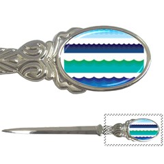 Water Border Water Waves Ocean Sea Letter Openers by Amaryn4rt