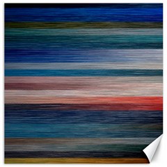 Background Horizontal Lines Canvas 16  X 16   by Amaryn4rt