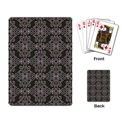 Line Geometry Pattern Geometric Playing Card