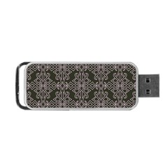 Line Geometry Pattern Geometric Portable USB Flash (Two Sides)