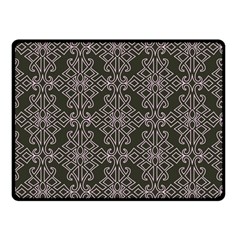 Line Geometry Pattern Geometric Double Sided Fleece Blanket (Small) 