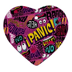 Panic Pattern Ornament (Heart) 