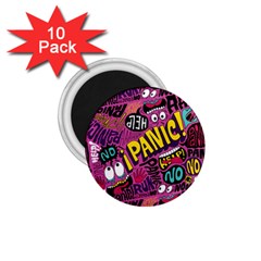 Panic Pattern 1.75  Magnets (10 pack) 