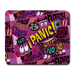 Panic Pattern Large Mousepads
