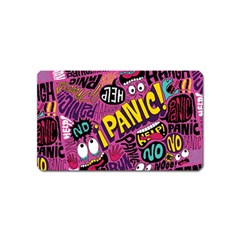 Panic Pattern Magnet (Name Card)