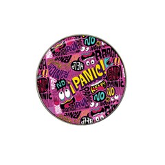 Panic Pattern Hat Clip Ball Marker