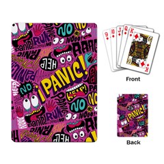 Panic Pattern Playing Card