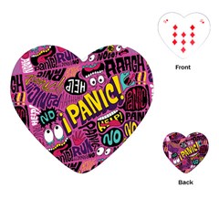 Panic Pattern Playing Cards (Heart) 