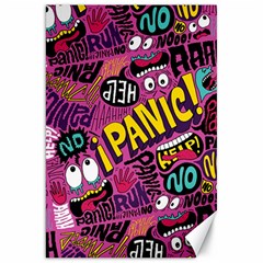 Panic Pattern Canvas 20  x 30  