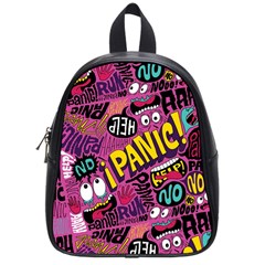 Panic Pattern School Bags (Small) 