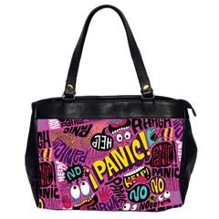 Panic Pattern Office Handbags (2 Sides) 