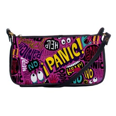 Panic Pattern Shoulder Clutch Bags