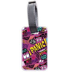 Panic Pattern Luggage Tags (Two Sides)