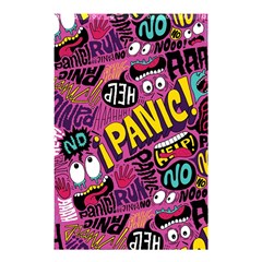 Panic Pattern Shower Curtain 48  x 72  (Small) 