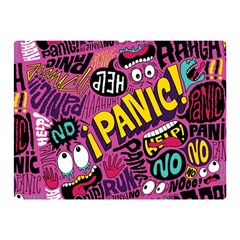 Panic Pattern Double Sided Flano Blanket (Mini) 
