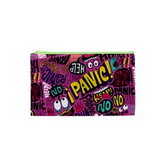 Panic Pattern Cosmetic Bag (XS)