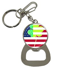 Usa Ireland American Flag Shamrock Irish Funny St Patrick Country Flag  Button Necklaces by yoursparklingshop