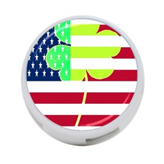 Usa Ireland American Flag Shamrock Irish Funny St Patrick Country Flag  4-port Usb Hub (two Sides)  by yoursparklingshop