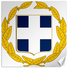 Coat Of Arms Of Greece Military Variant Canvas 20  X 20  