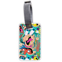 Cartoons Funny Face Patten Luggage Tags (One Side) 