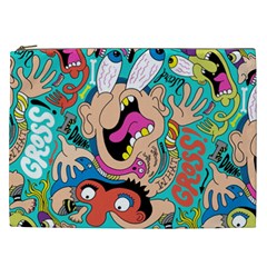 Cartoons Funny Face Patten Cosmetic Bag (XXL) 