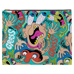 Cartoons Funny Face Patten Cosmetic Bag (XXXL) 