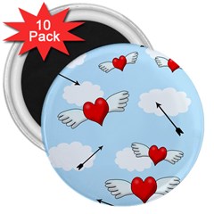 Love hunting 3  Magnets (10 pack) 