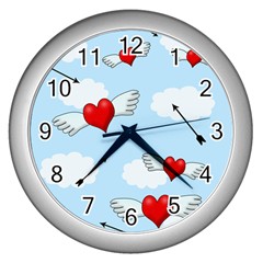 Love hunting Wall Clocks (Silver) 