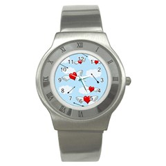 Love Hunting Stainless Steel Watch by Valentinaart