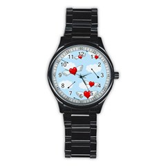 Love hunting Stainless Steel Round Watch