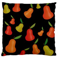 Pears Pattern Large Cushion Case (one Side) by Valentinaart