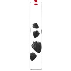 Black Strowberries Large Book Marks by Valentinaart