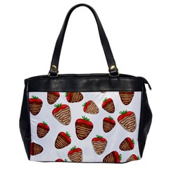 Chocolate Strawberries  Office Handbags by Valentinaart