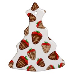 Chocolate Strawberries  Ornament (christmas Tree) by Valentinaart