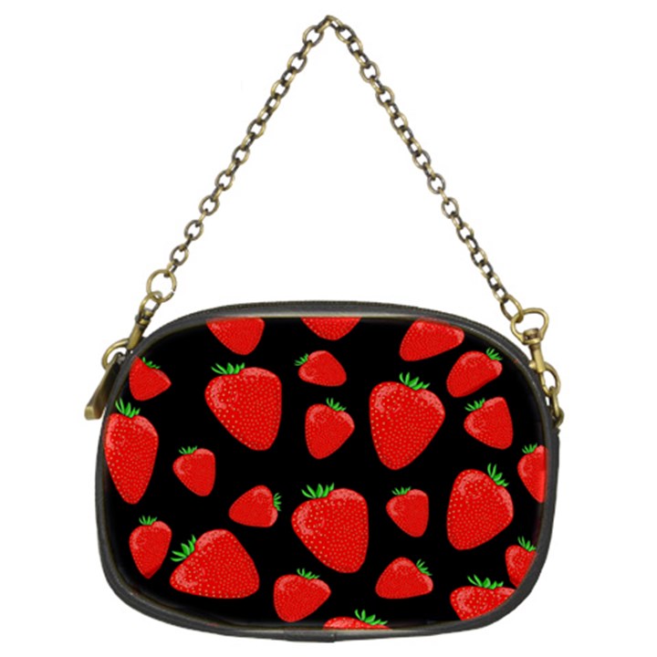 Strawberries pattern Chain Purses (Two Sides) 