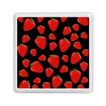 Strawberries pattern Memory Card Reader (Square)  Front