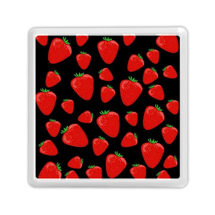 Strawberries pattern Memory Card Reader (Square) 