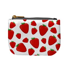 Decorative Strawberries Pattern Mini Coin Purses by Valentinaart