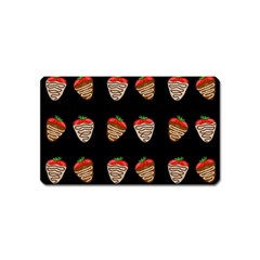 Chocolate Strawberies Magnet (name Card) by Valentinaart